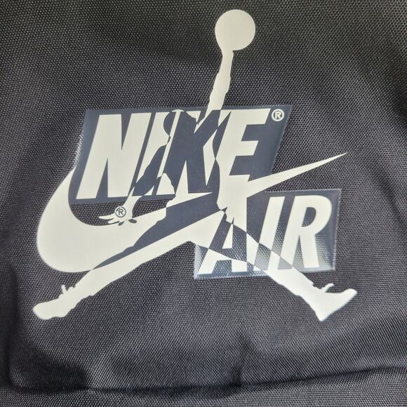 Nike Air Jordan Jump Logo Backpack Black White New No Tags - Picture 2 of 5